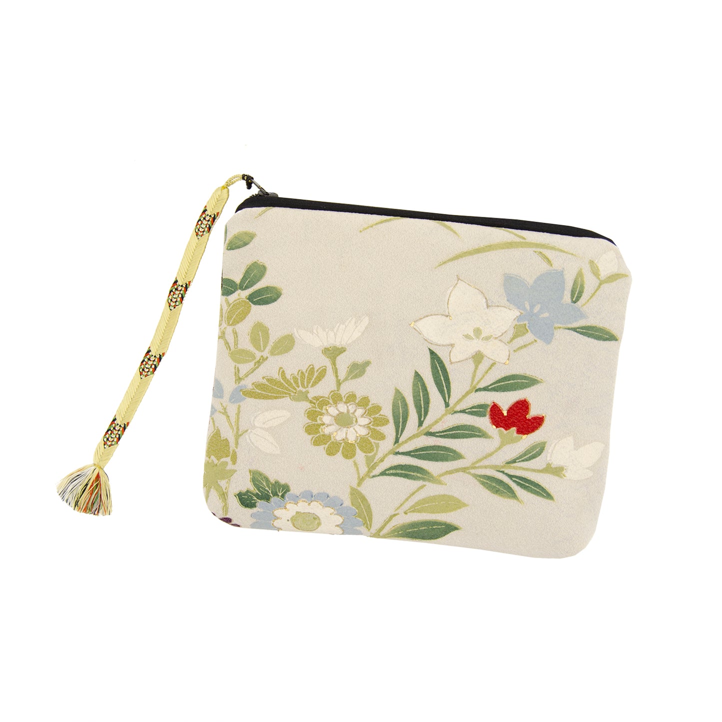 Kumihimo Pouch by Georganne Alex - Bamboo Floral