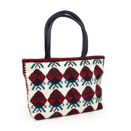 Woven Bag by Klozar - Strawberry Gelim