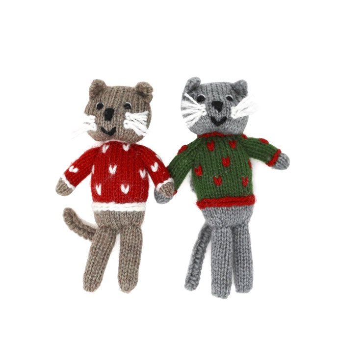 Cat in Sweater Ornament