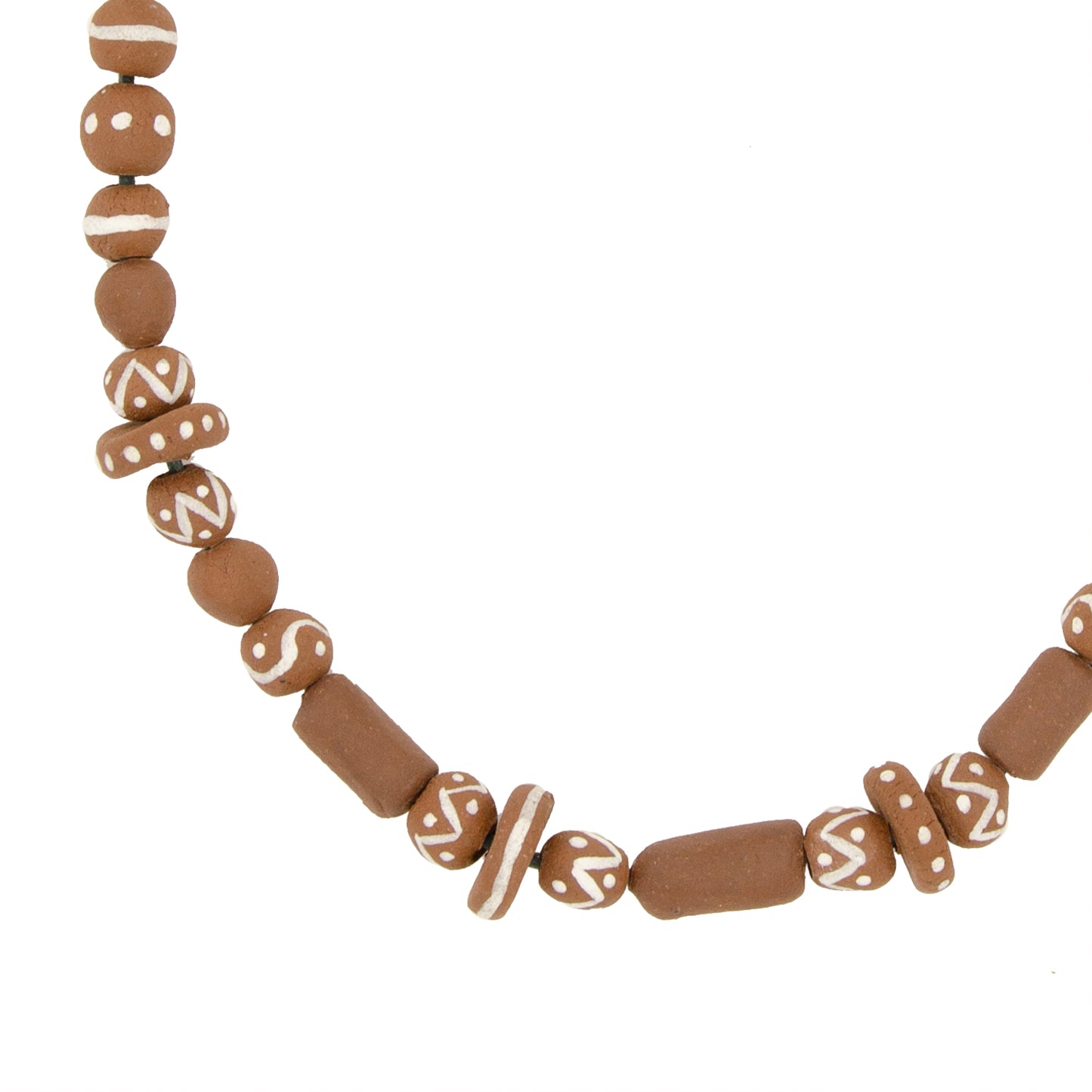 Beaded Neckpiece by Perro y Arena - Dark Brown