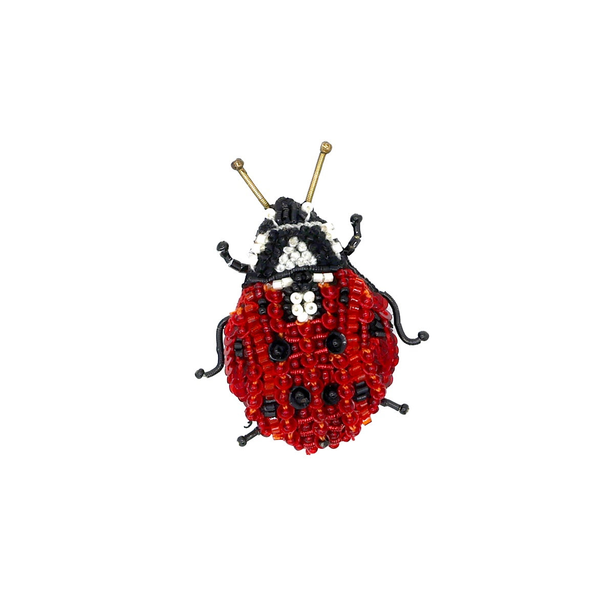 Lady Bug Beetle Brooch Pin