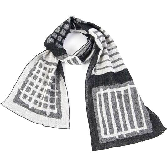 Warps and Wefts Narrow Scarf by NUNO