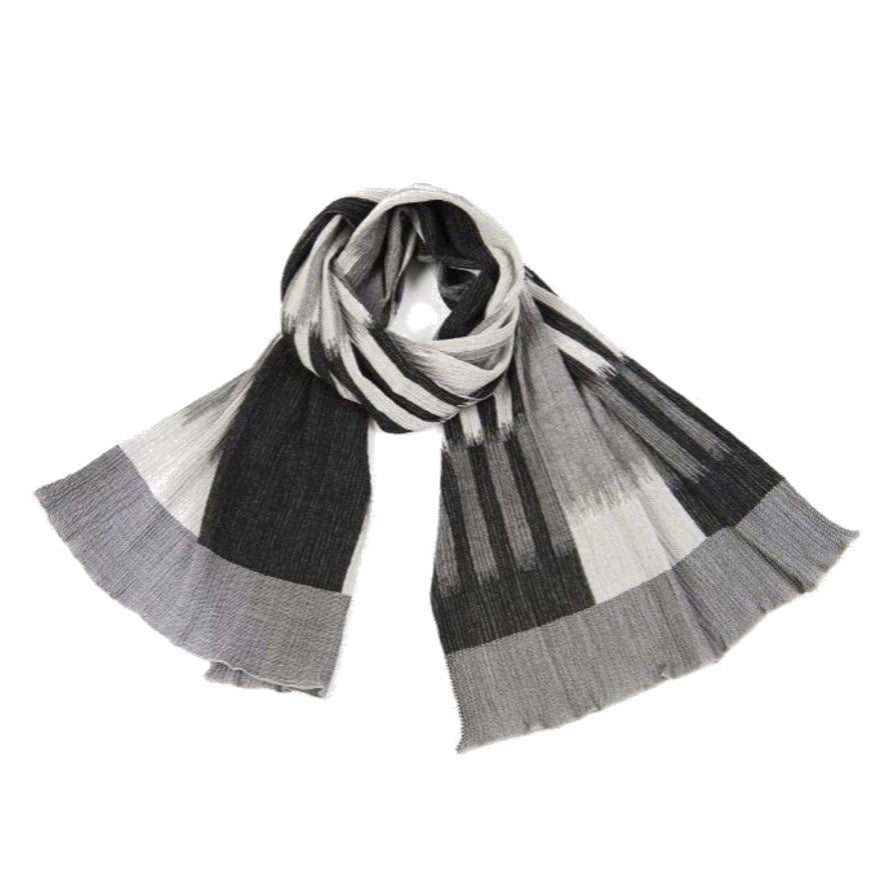Jacquard Kasuri Shawl by NUNO