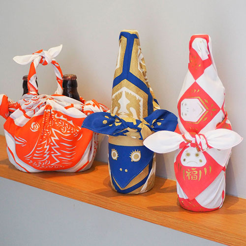 Furoshiki - Tortoiseshell Crest Gold