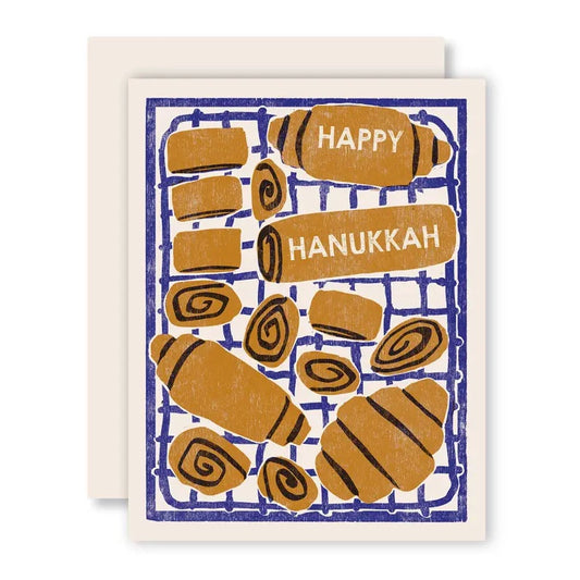 Happy Hanukkah Rugelach Card