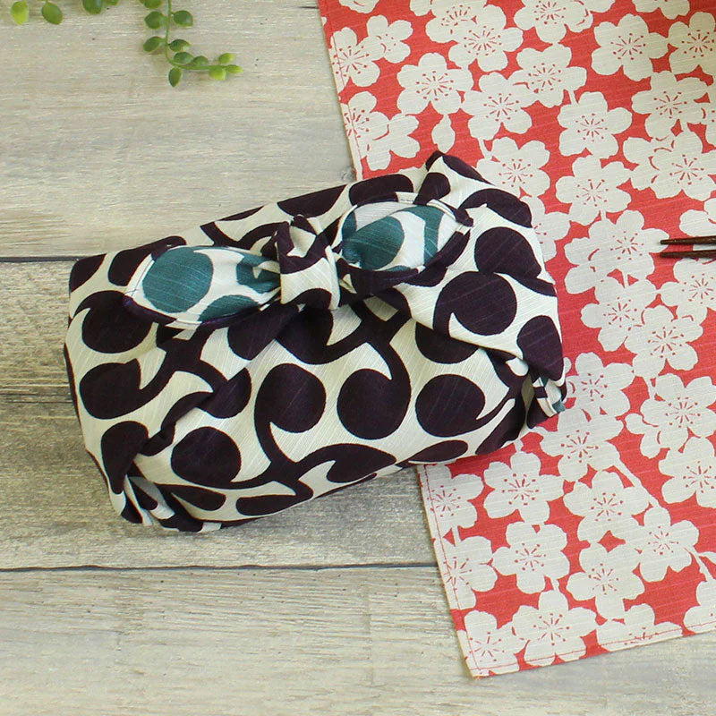 Furoshiki - Reversible New Sprout - Purple + Blue