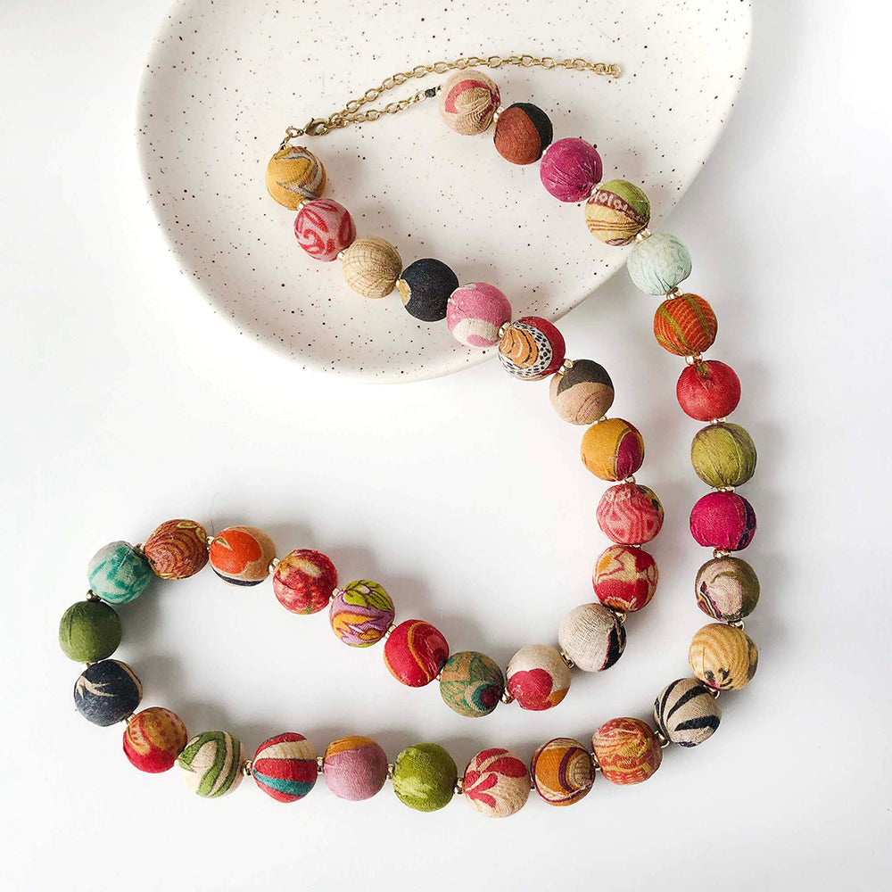 Garland Kantha Necklace