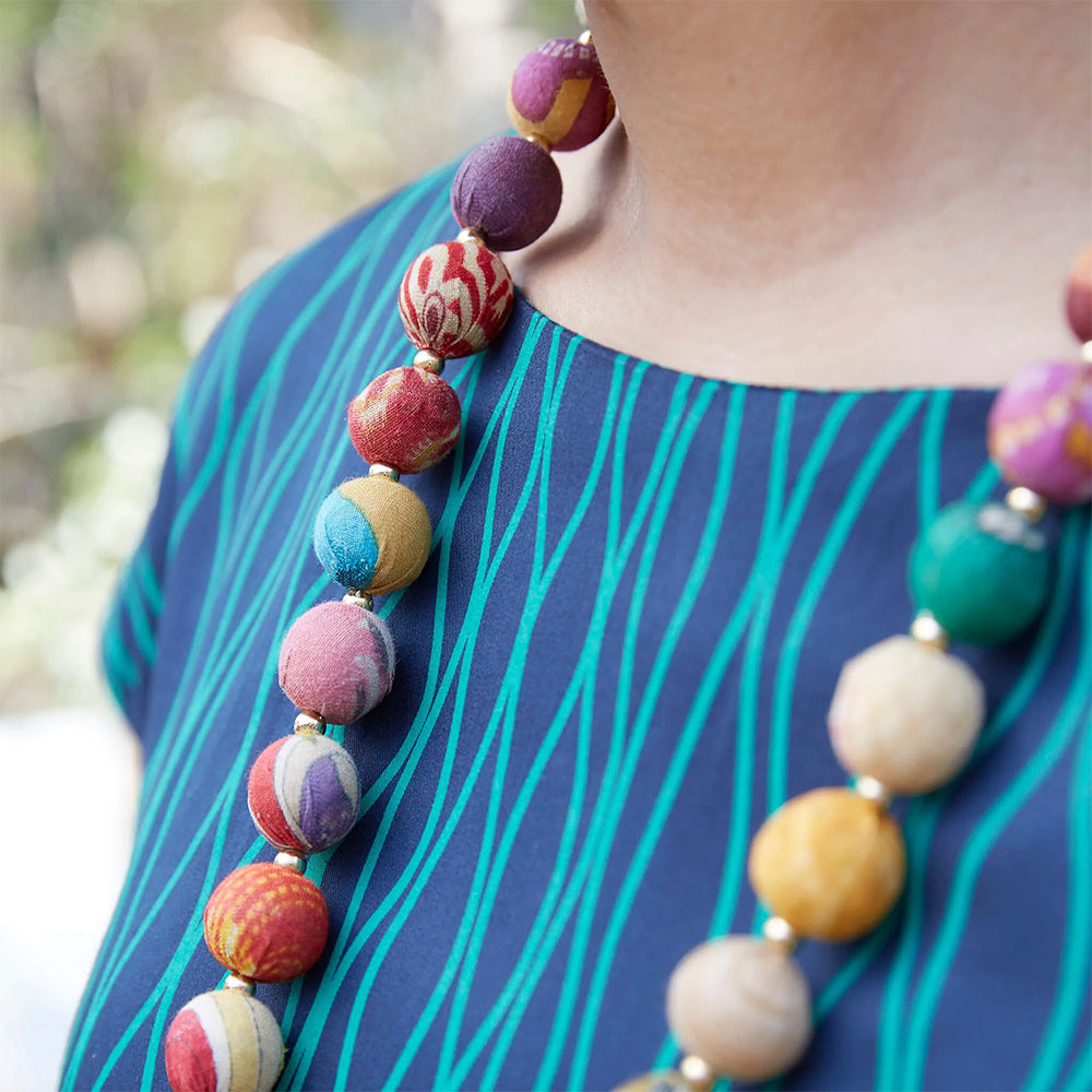 Garland Kantha Necklace