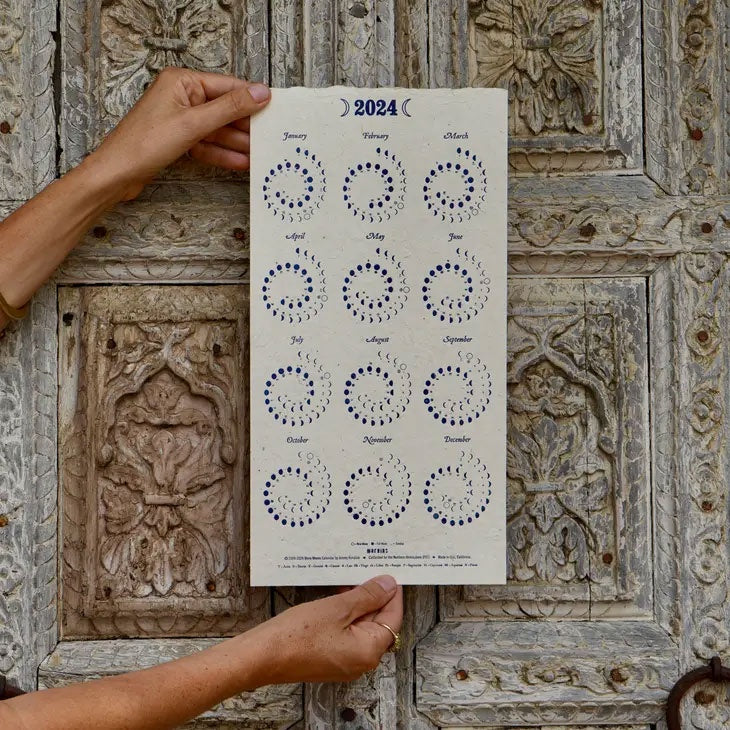 2024 Moon Calendar - Plantable Wildflower