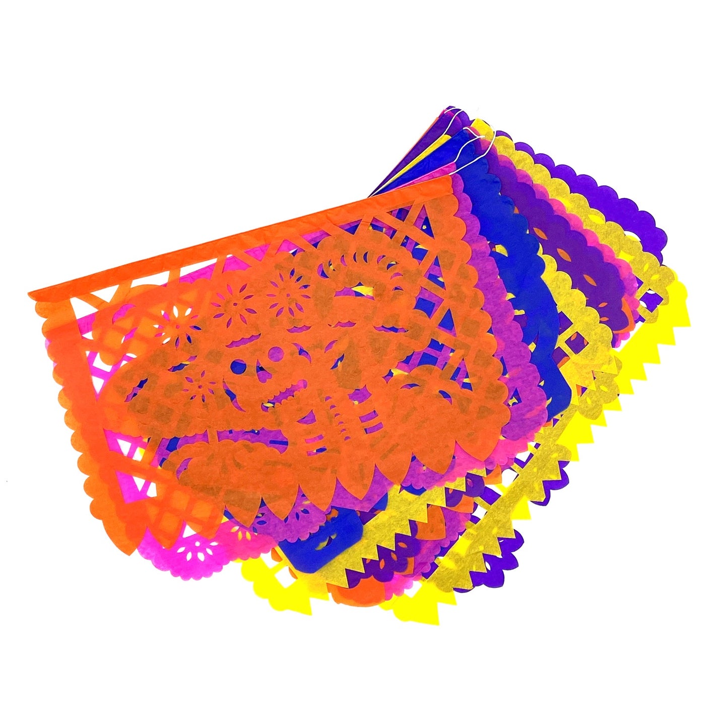 Dia de los Muertos Papel Picado Banner