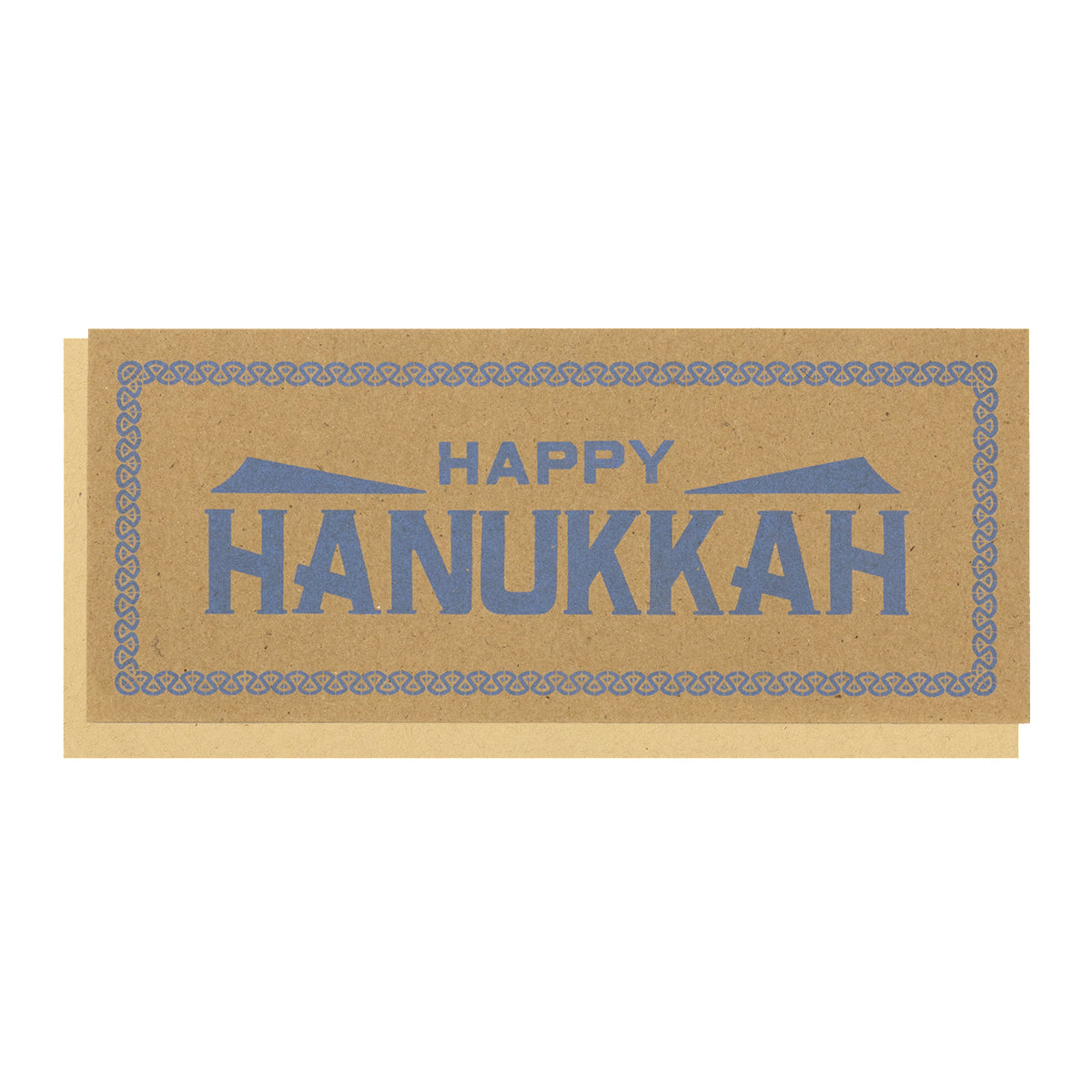 Happy Hanukkah Letterpress Card