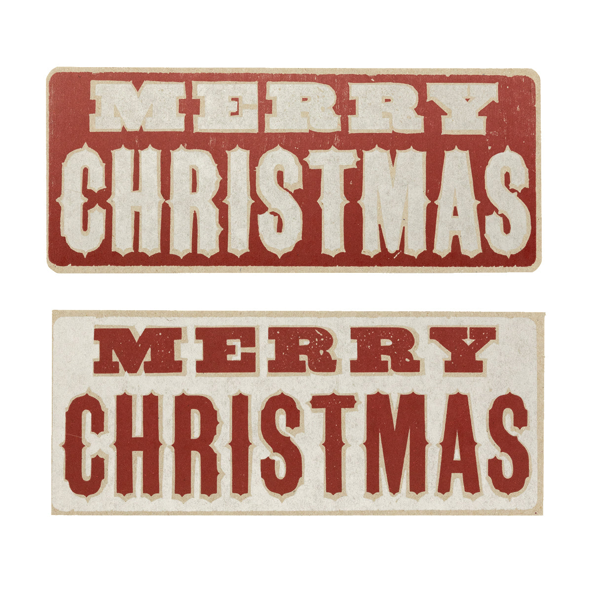 Merry Christmas Letterpress Card