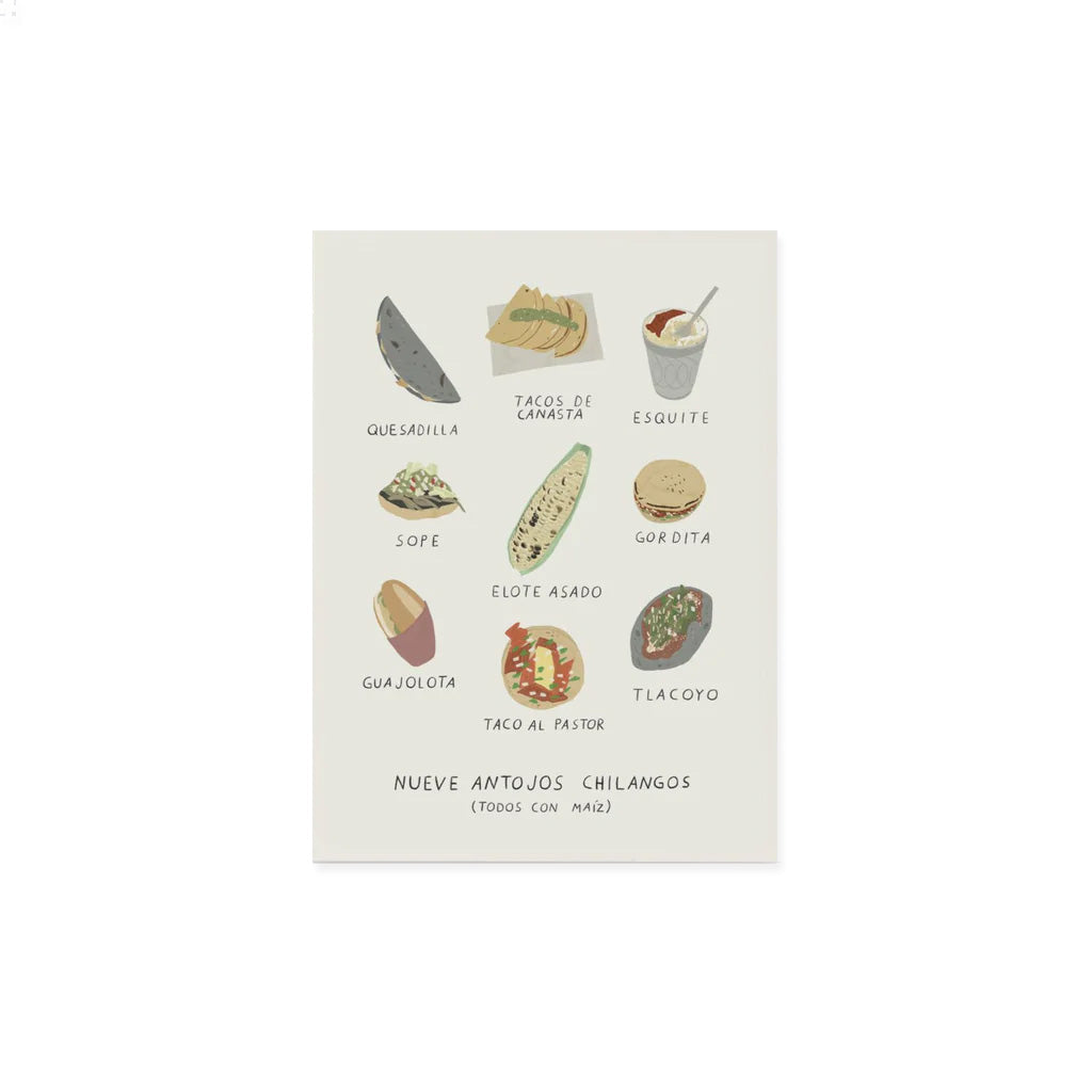 Street Food Postcard