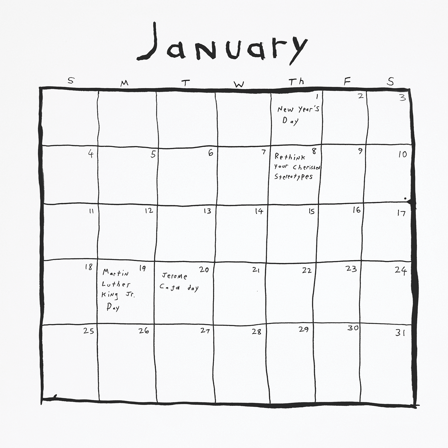 2026 Nib Geebles Unknown Landmarks of LA Calendar