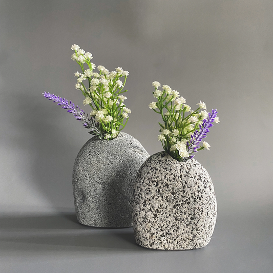 Natural Stone Vase - Medium