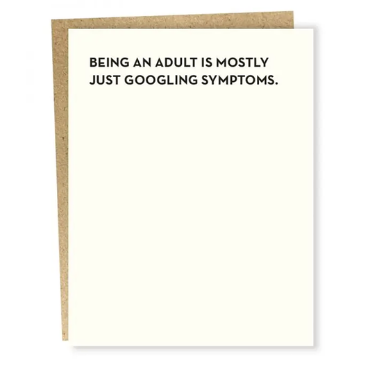 Being An Adult Card