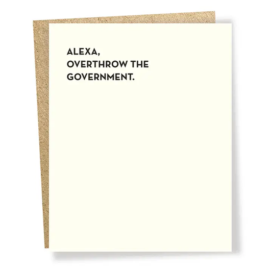 Alexa Revolution Greeting Card