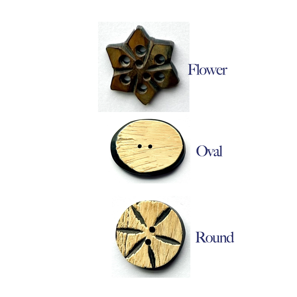 Handmade Buttons - Set of 6