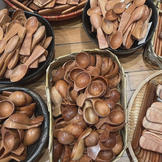 Tiny Neem Scoops and Spoons