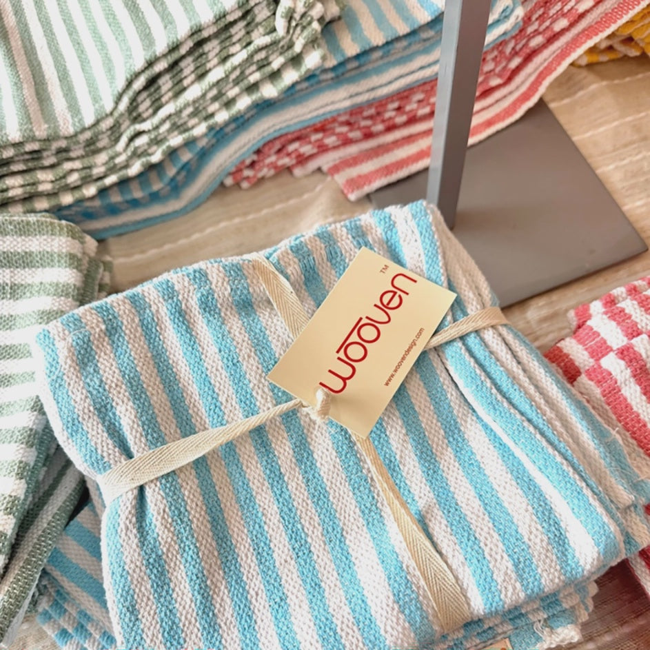 Picnic Stripes Handwoven Napkins