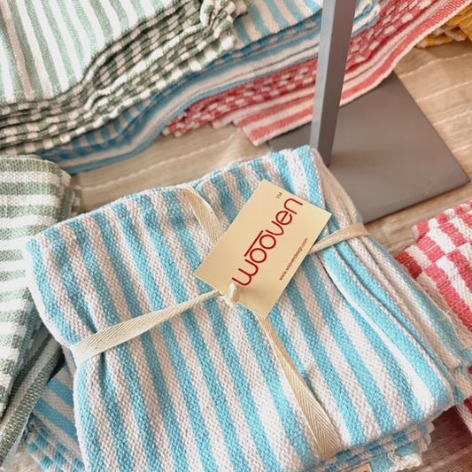 Picnic Stripes Handwoven Napkins