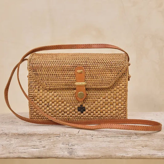Ata Vine Rectangular Crossbody Bag