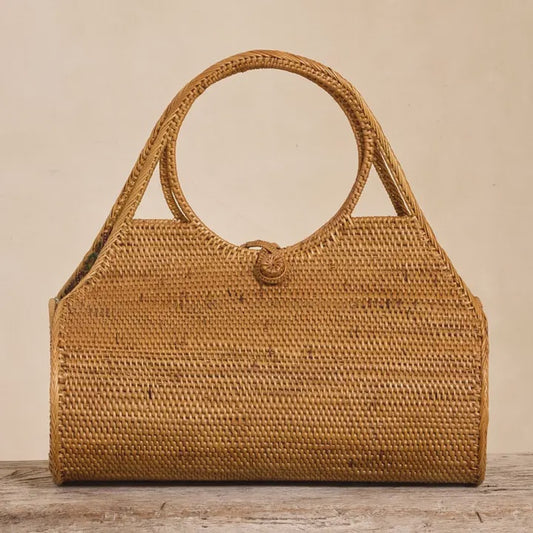 Ata Vine Handwoven Roll Bag