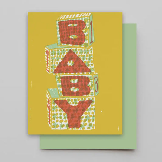 Baby Blocks Card