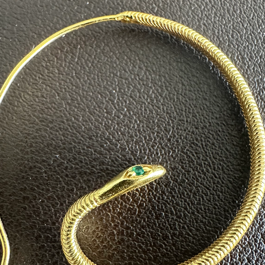 Baby Snake Hoop Earrings