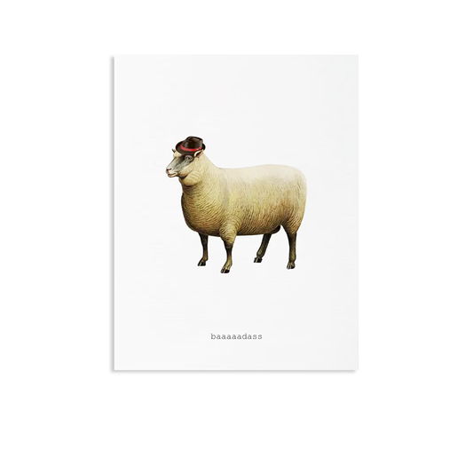 BaaadAss Greeting Card