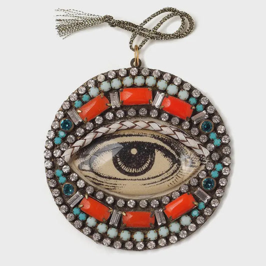 Bejeweled Color Pop Eye Ornament