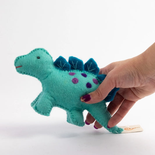 Handmade Felt Stegosaurus
