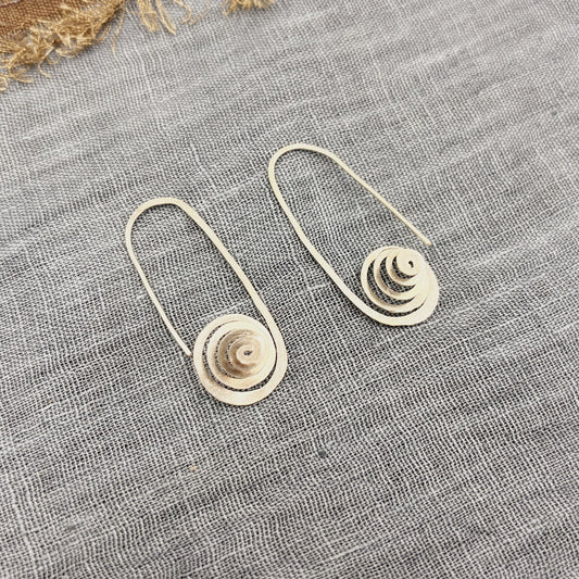 Boing Boing Spiral Earrings