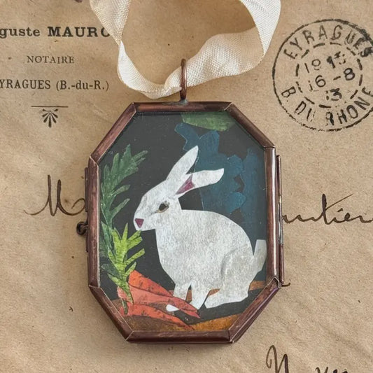 Classical Rabbit Art Locket