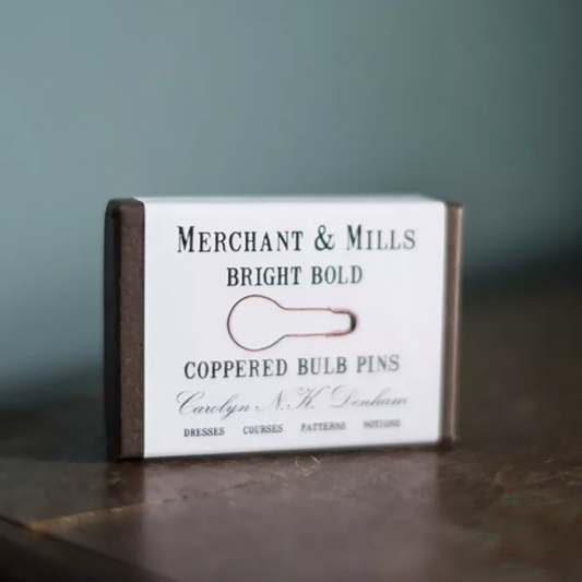 Copper Bulb Safety Pins