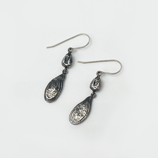 Corn and Squash Dangle Earrings by MiCorasol