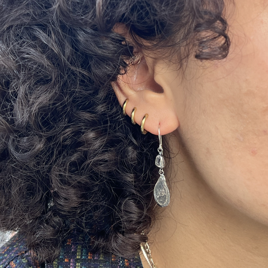 Corn and Squash Dangle Earrings by MiCorasol