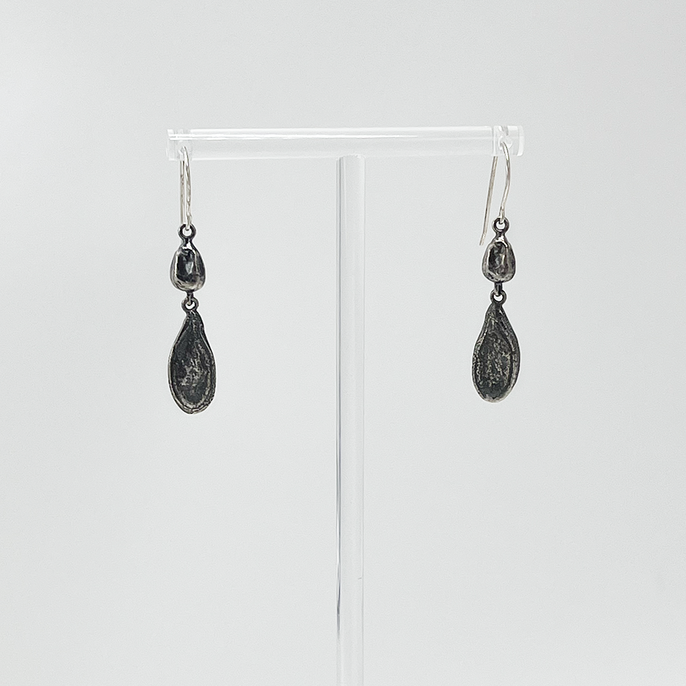 Corn and Squash Dangle Earrings by MiCorasol