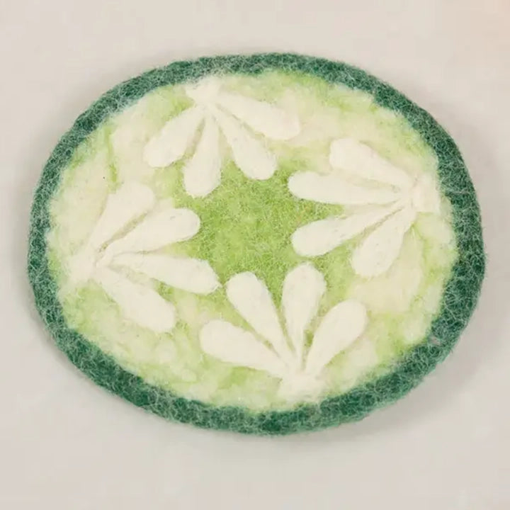 Felted Fruit and Vegetable Coasters