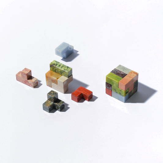 Gemstone Soma Cube Puzzle by DAR Proyectos