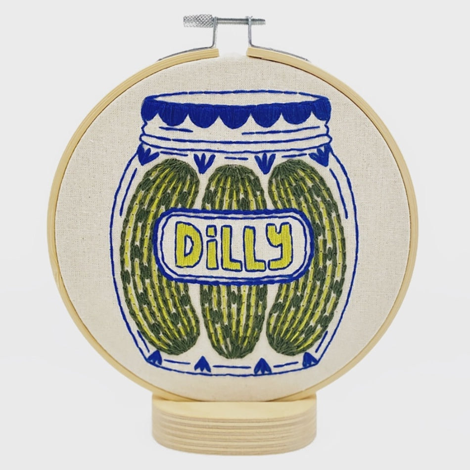 Dilly Pickles Embroidery Kit