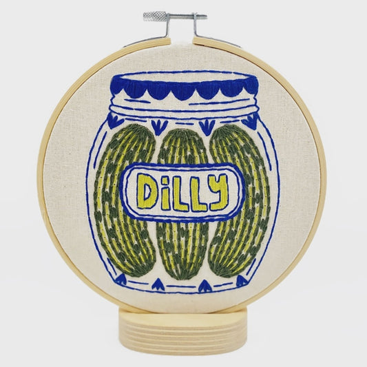Dilly Pickles Embroidery Kit