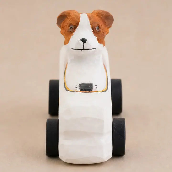 Handcarved Wooden Animals in Cars