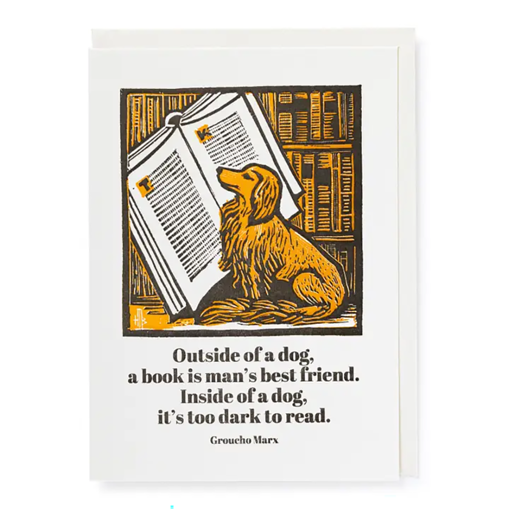 The Outside of a Dog -  Greeting Card