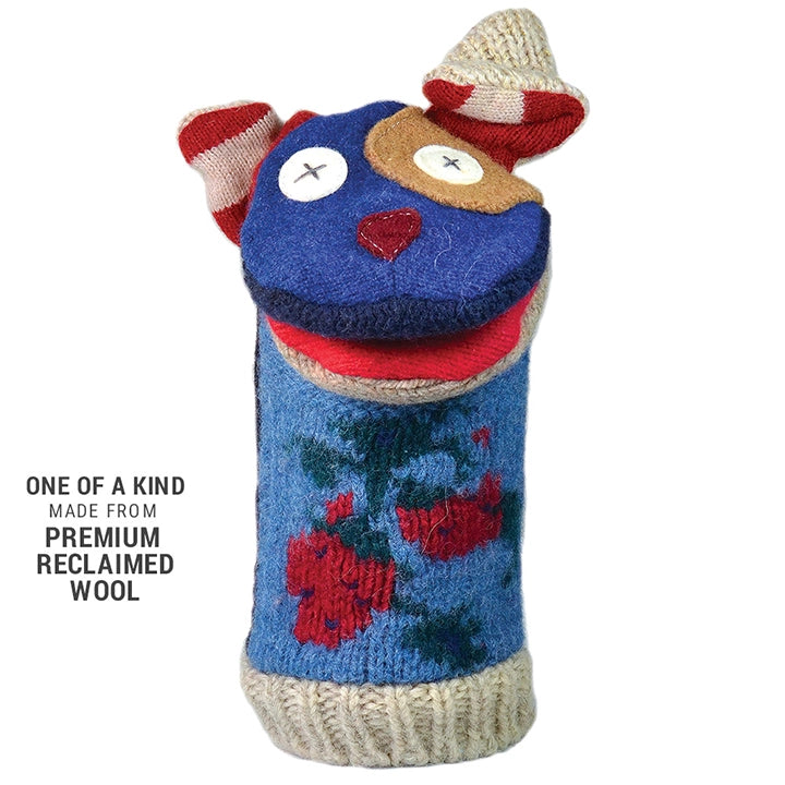 Reclaimed Wool Hand Puppets