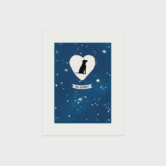 Dog Sympathy Card