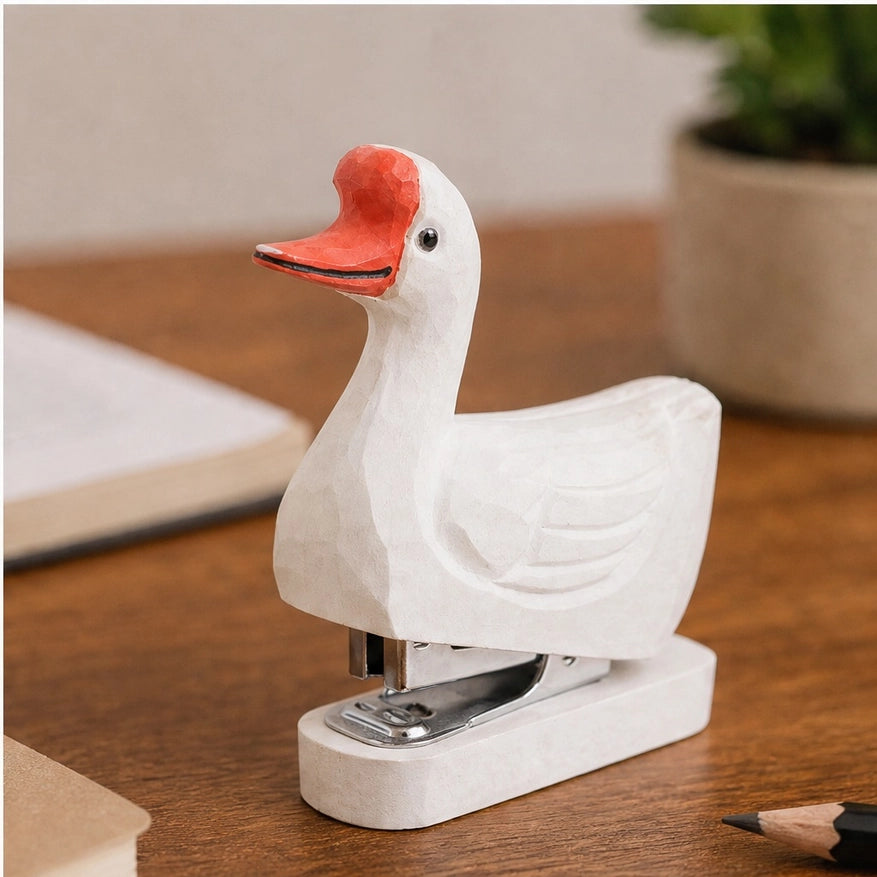 Handcarved Wooden Animal Staplers