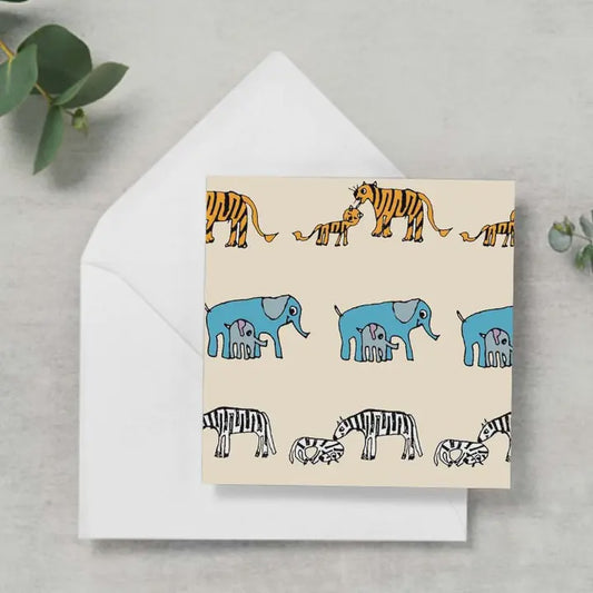 Animal Babies Gift Card