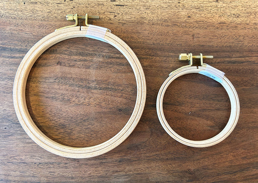 Beechwood Embroidery Hoops - various