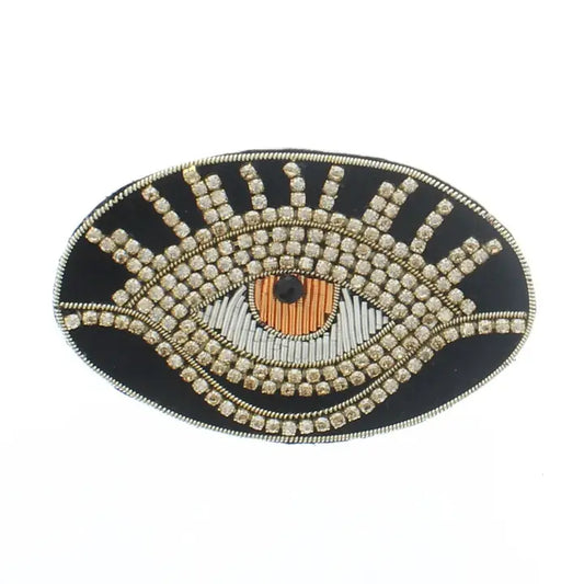 Handmade Jeweled Eye Pins